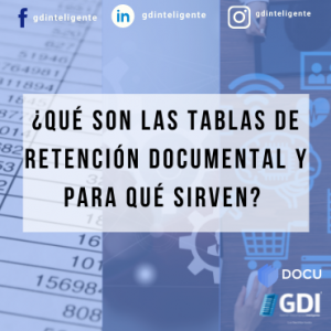 tablas de retención documental